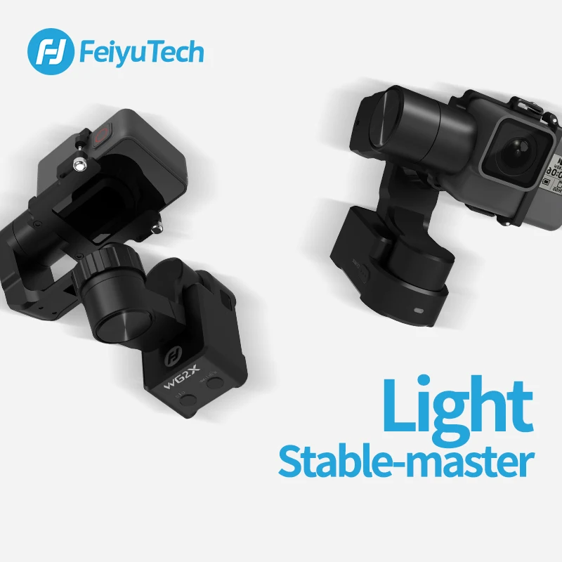 US $126.75 FeiyuTech Official WG2X Action Camera Gimbal Stabilizer Wearable Mountable for GoPro Hero 8 7 Sony RX0 Yi 4k