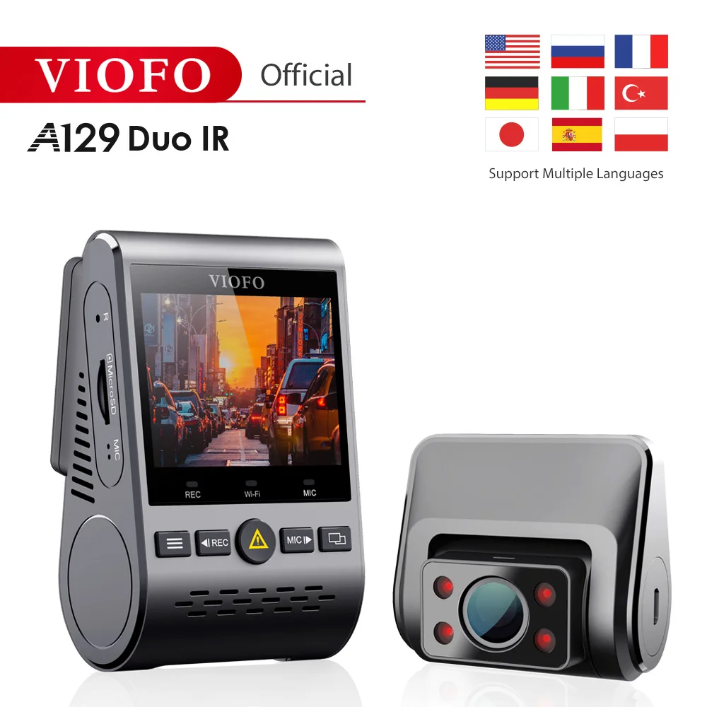 

2019 NEW A129 Duo IR Front And Interior Dual Dash Cam 5GHz Wi-Fi Full HD 1080P Buffered Parking Mode For Uber Lyft Taxi