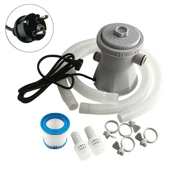 

300 Gallon Electric Pool Filter Pump For Swimming Pools Clean Tool Filter Set Circulating Filter Pump Filter Kit