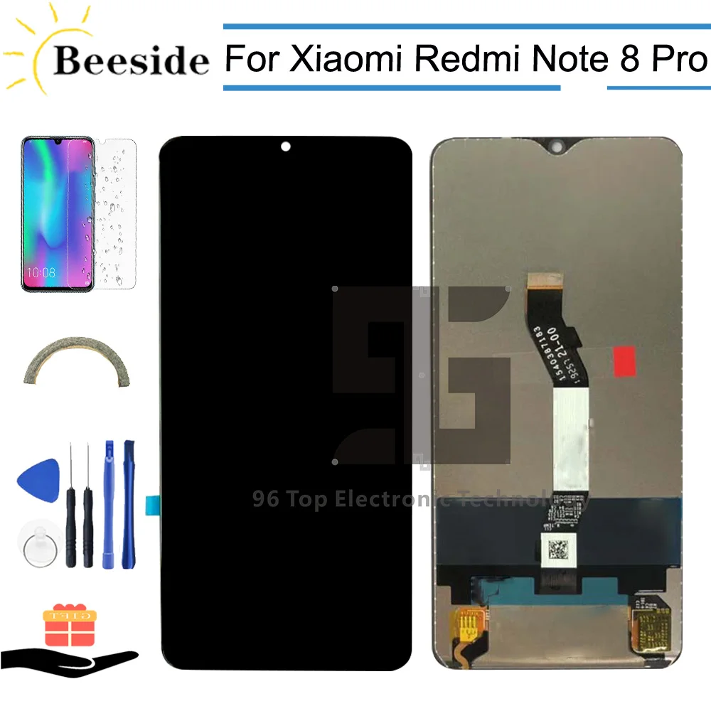 ЖК 6,53 ''AA+ качество для Xiaomi Redmi Note 8 Pro/G7 ЖК-дисплей с сенсорным экраном дигитайзер сборка для Red rice note 8 Pro