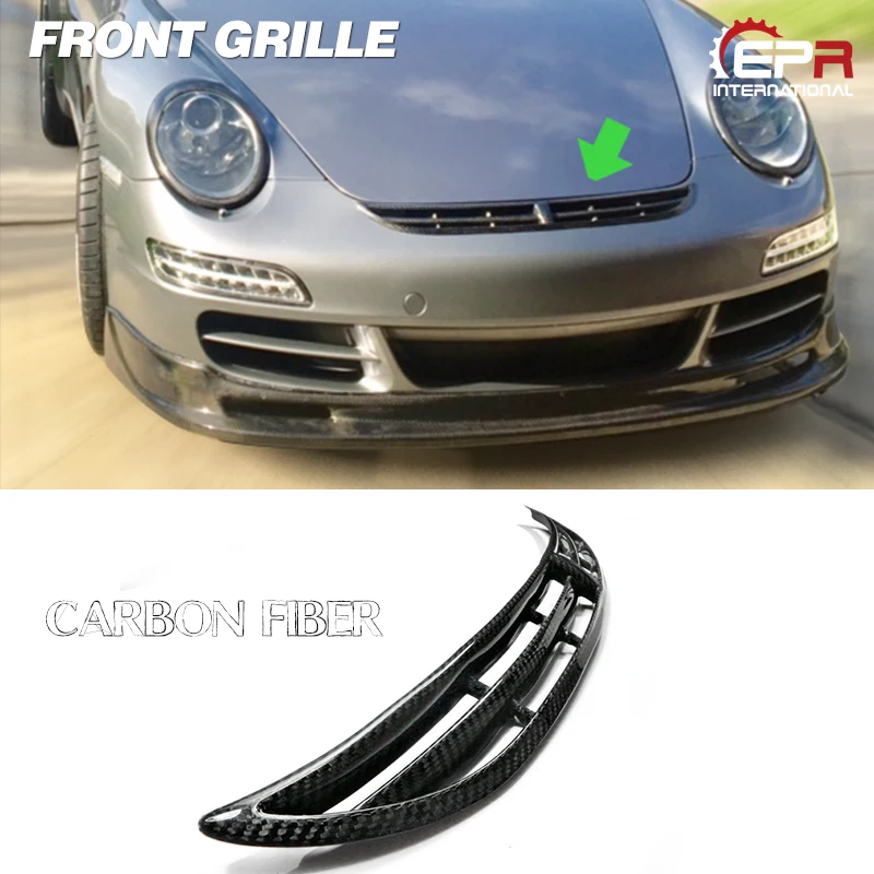 Car-Styling Per Porsche Box 987 997 Griglia Anteriore Stile Gt3 In Fibra Di Carbonio