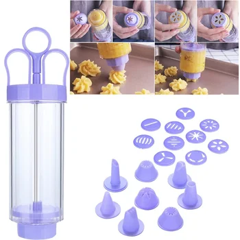 

Cookie Decorating Plastic Cake Decorating Mouth Sets Of Flowers +8 Decorating Mouth Silk Flower Tool 10 Pieces New