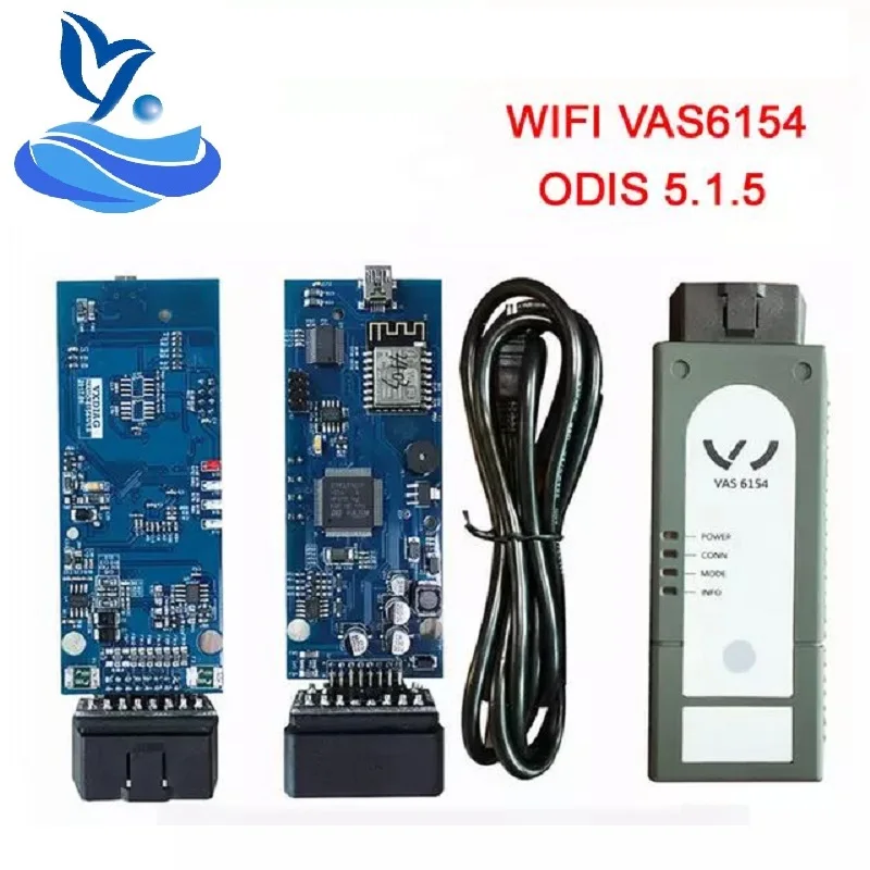 ODIS 5.1.5 6154 WIFI считыватель кодов диагностический VAG OBD2 сканер обновления 5054a |