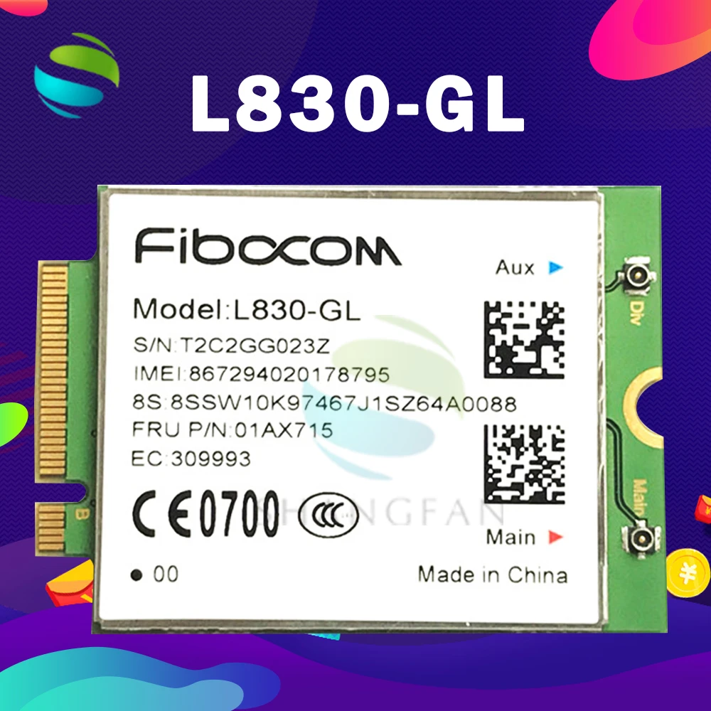 L830-GL FDD-LTE TDD-LTE 4G Module 4G Card FRU 01AX715 4g usb modem for all sim