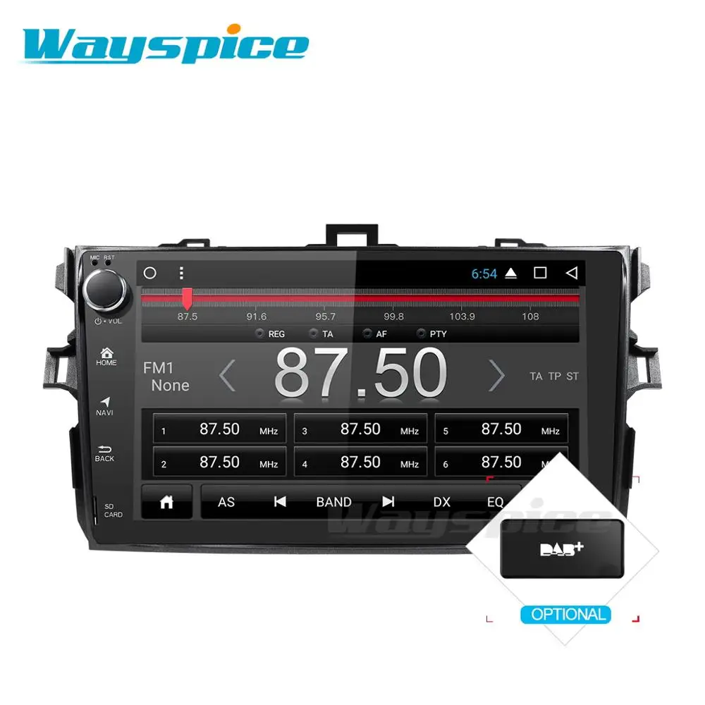 Android 9,0 PX30 автомобильный dvd gps навигатор для Toyota corolla 2007 2008 2009 2010 2011 Автомобильный dvd Радио gps стерео