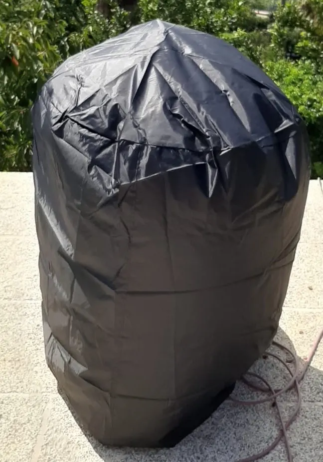 Dome smoker cover BBQ covers 32.5"x37.5"/32.5"x29.5" ,BBQ grill protective cover Black color made