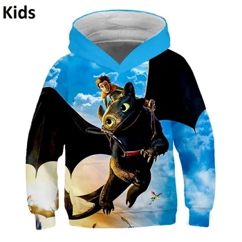 

2020 How To Train Your Dragon Chlidren Cloth Set Kids 3d Print Hoodie Baby Girl Boy Hoodies Sweatshirts S-XXL 02
