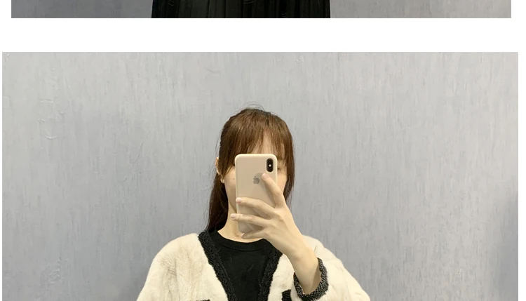 new small fragrant feng shui velvet female female mink coat whole mink coat 1008