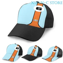 Галф гоночная баскетбольная Кепка для мужчин и женщин модная черная шляпа унисекс с принтом