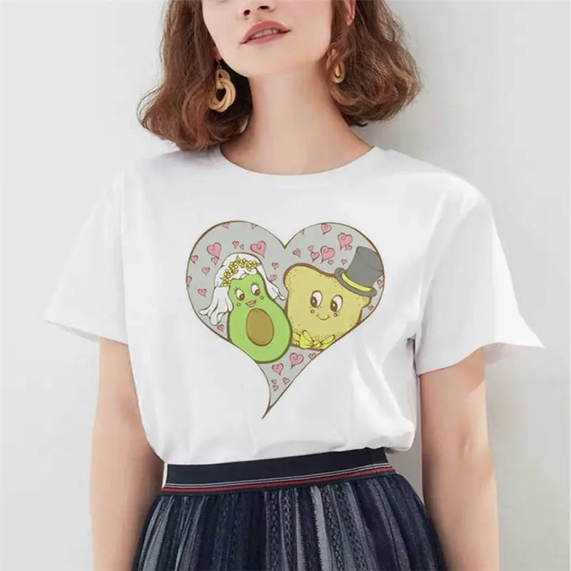 new t shirt avocado tee shirt clothes male new femme fashion harajuku 90s top grunge ulzzang graphic tshirt kawaii women t-shirt