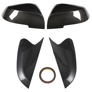 

for Honda for Civic 10Th 2016 2017 2018 Side Mirror Cover & Carbon Fiber Abs Side Rearview Mirror Cap for Bmw 3 4 Series
