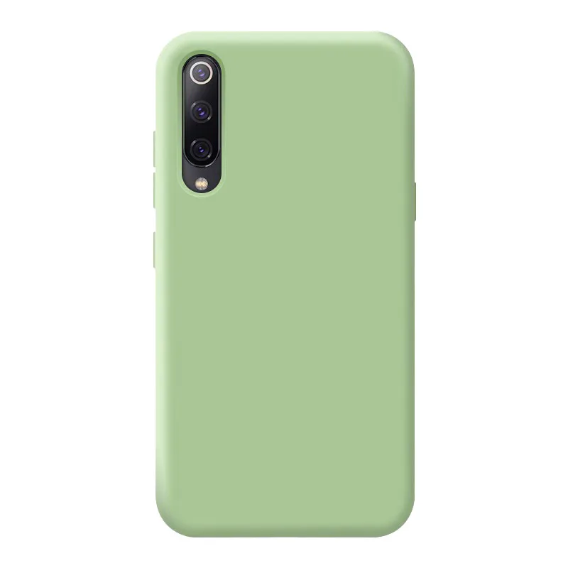 Мягкий жидкий силиконовый чехол для Xiaomi mi 9T 9 SE 8 Lite A2 A3 Lite mi 9tpro CC9 противоударный полный Чехол для mi 9 Explorer - Цвет: Green