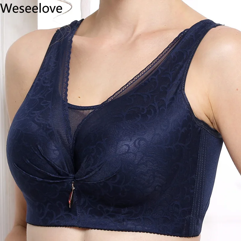 

2020 New Push Up Bra for Women Large Cup Bras Lace Underwear Lingerie Soutien Gorge E09 Plus Size Women Sexy Bras Bralette E09-1