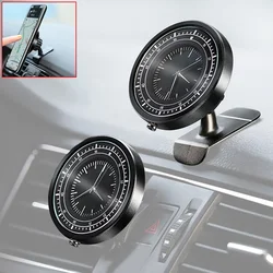 Soporte de teléfono móvil con reloj, absorción magnética luminosa, resistente a los arañazos, goma de silicona, anillo de goma, accesorios para coche de bebé