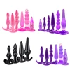 4/6Pcs/Set Safe Silicone Butt Plug Dildo Masturbation Anal Plug Vaginal Plug Sex Toys For Woman Men Anal Dilator Toys for Gay 1