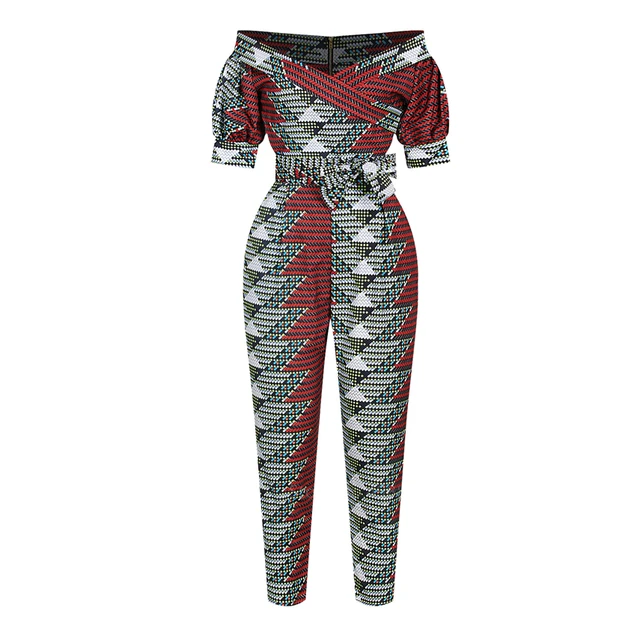 Bola V Neck Jumpsuit Ladies Dresses - Image 5
