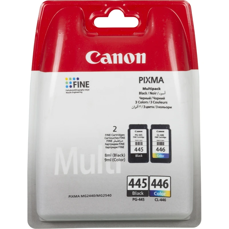 Картридж CANON PG 445/CL 446 многоцветный / черный|Картриджи с тонером| |