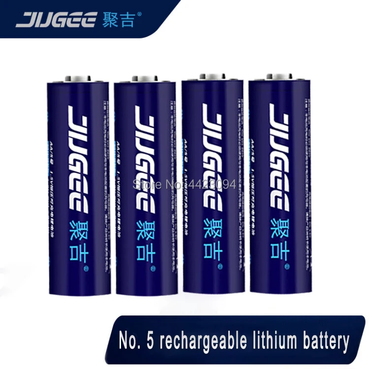 2019 новая перезаряжаемая литий-полимерная литиевая батарея JUGEE 1 5 v 3000mWh AA