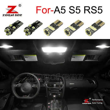 

16pc LED License plate bulb + LED Interior dome map Light Kit for Audi A5 S5 RS5 B8 ( 2008 2010 to 2015 )