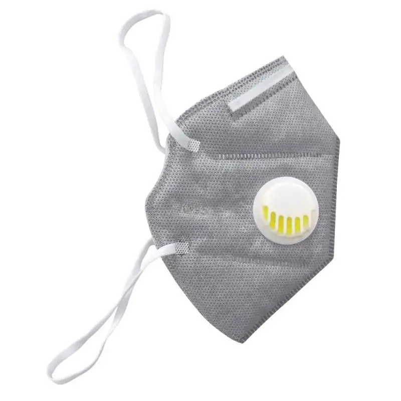 

Gray Breathable Mask Anti Dust KN95 Mask - Valved Face Respirator Mask Reusable For Using Protection -Sanitary Convenient