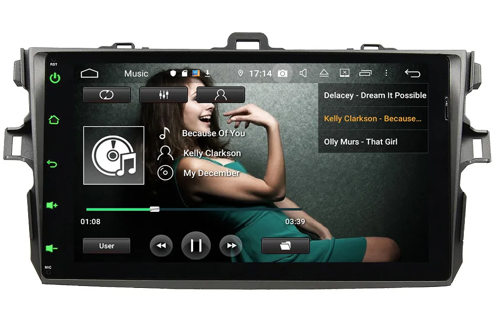 Klyde " ips 4G wifi Android 9,0 Восьмиядерный 4 Гб ОЗУ 64 Гб ПЗУ DSP BT автомобильный DVD мультимедийный плеер стерео для Toyota Corolla 2006-2011