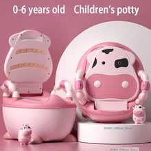 Siège de formation pour garçons et filles, Pot pour enfants, chaise de Pot Design ergonomique, toilettes confortables, brosse de nettoyage gratuite