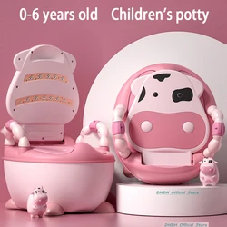 Meninos e meninas potty assento de treinamento crianças pote design ergonômico potty cadeira confortável banheiros crianças presente escova de limpeza gratuita