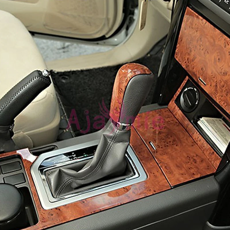 Для Toyota Land Cruiser Prado FJ150 2010- автомобильный Стайлинг деревянная цветная отделка панель накладка рамка Комплект Prado Аксессуары