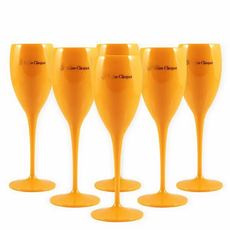 Orange Wine Glass Cup