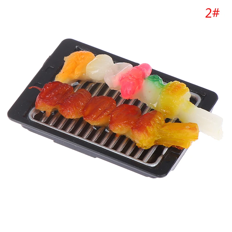 Миниатюрный Кукольный домик, 1 шт., масштаб 1/6, мини-барбекю для Blyth Azone, куклы, декоративные игрушки для детей, кухонные игрушки - Цвет: B