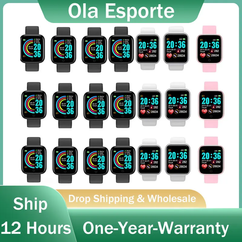 2022 D20 умные часы Y68 Y68PRO D20S Put фото управление музыкой мужские женские