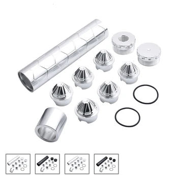 

evil energy 12pcs Aluminum 1/2-28 5/8-24 Car Fuel Filtes D Cell Cups Car Fuel Trap Solvent Filter For Napa 4003 Wix 24003
