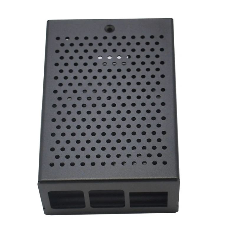 FFYY-Raspberry Pi 4 Model B Aluminum Case Metal Case with Cooling Fan Enclosure Kit