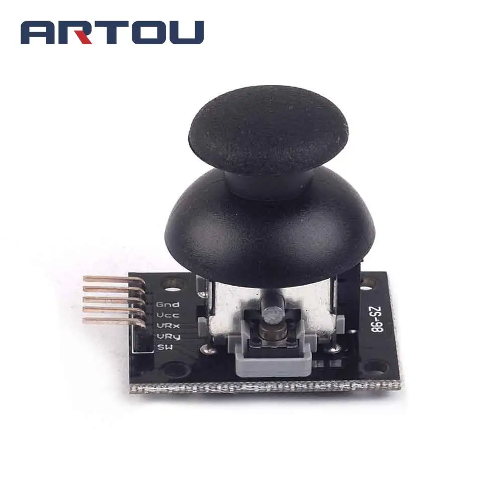 5 шт. джойстик 5Pin Breakout Module Shield для PS2 джойстик игровой контроллер 2,54 мм Pin двусторонний рокер 10K резистор для Arduino