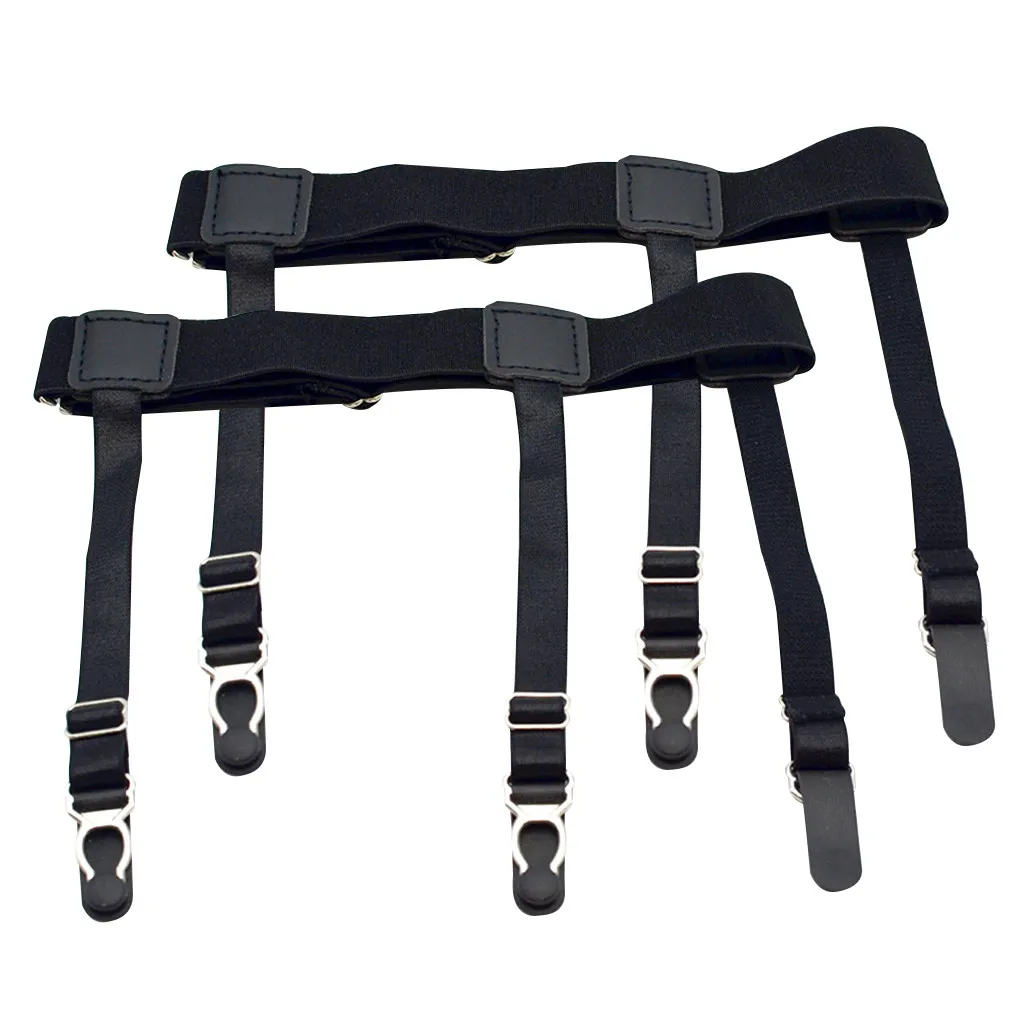 Подтяжки для мужчин, рубашка с защитой от сгиба, противоскользящие подтяжки для ног, эластичные регулируемые подтяжки, подвязки для нежных мужчин