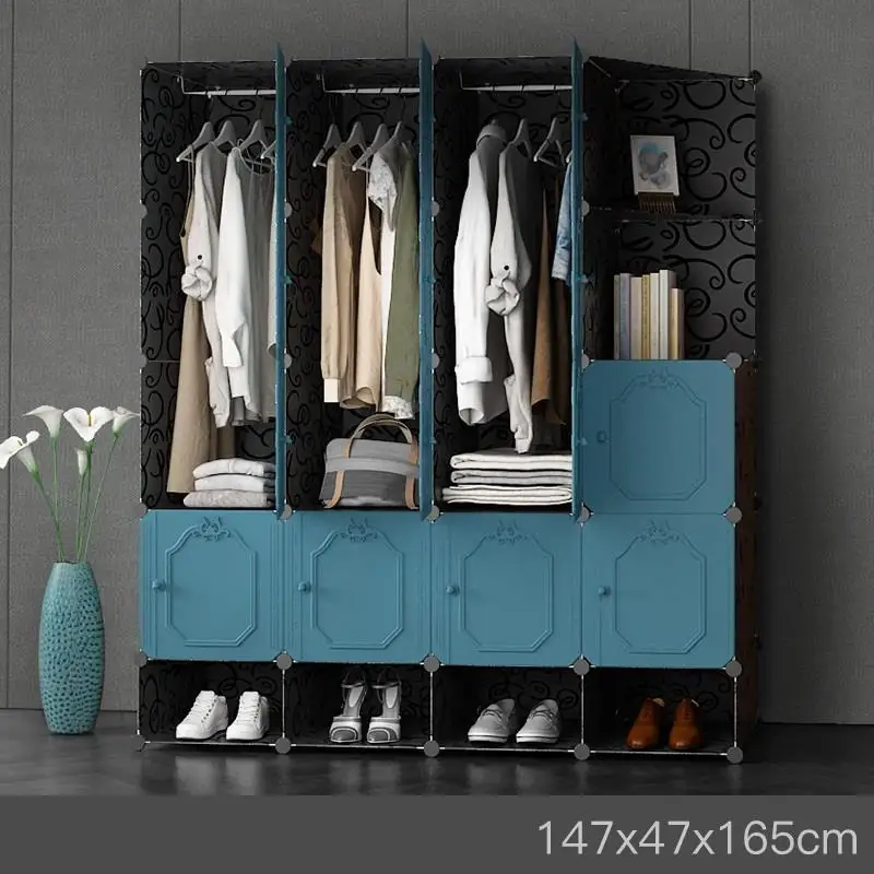 Version K Penderie Chambre Rangement Ropero Yatak Odasi Mobilya Armario Tela мебель для спальни шкаф Guarda Roupa гардероб - Цвет: Version K