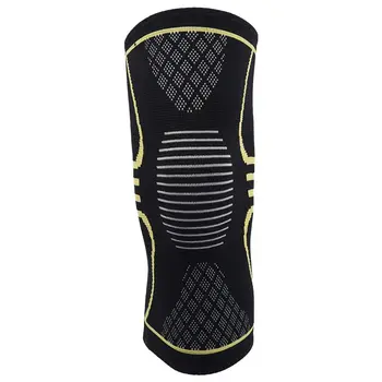 

MOOL 1 Sport Knee Fitness Running Riding Mounted Mountaineering Protective Gauges Elbow Stereo Knee Support (Black, Yellow S)