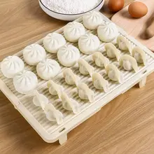 Бытовой лоток для хранения пельменей складной антипригарный кухонный поднос для пельменей