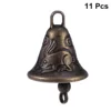 11pcs Metal Antique Bell Feng Shui Metal Wind Chime Fortune Jingle Bell Keychain Pendants Festival Party Christmas Decoration 4