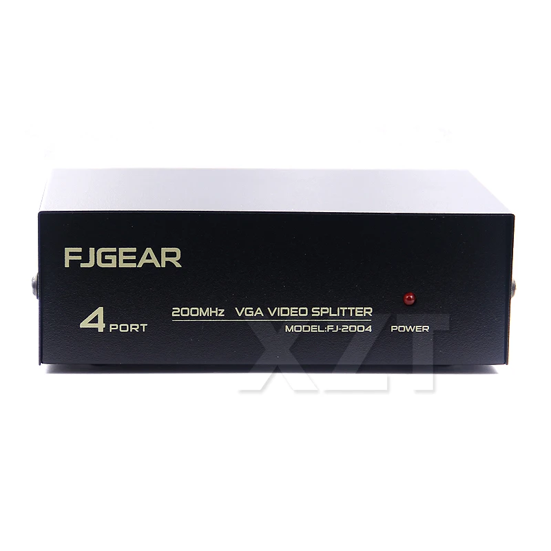 Professional VGA Switch 4 Port VGA Output SVGA Video HD Signal Amplifier Booster 1x4 Splitter 200MHz 1920*1440 PC Monitors vga kvm switch vga extender splitter