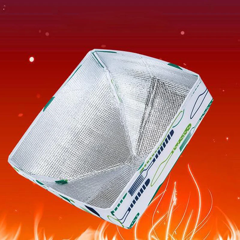 Крышка для посуды 22x22x15 см, сохраняющая тепло, охлаждающая изоляция, складной контейнер для хранения пищевых продуктов