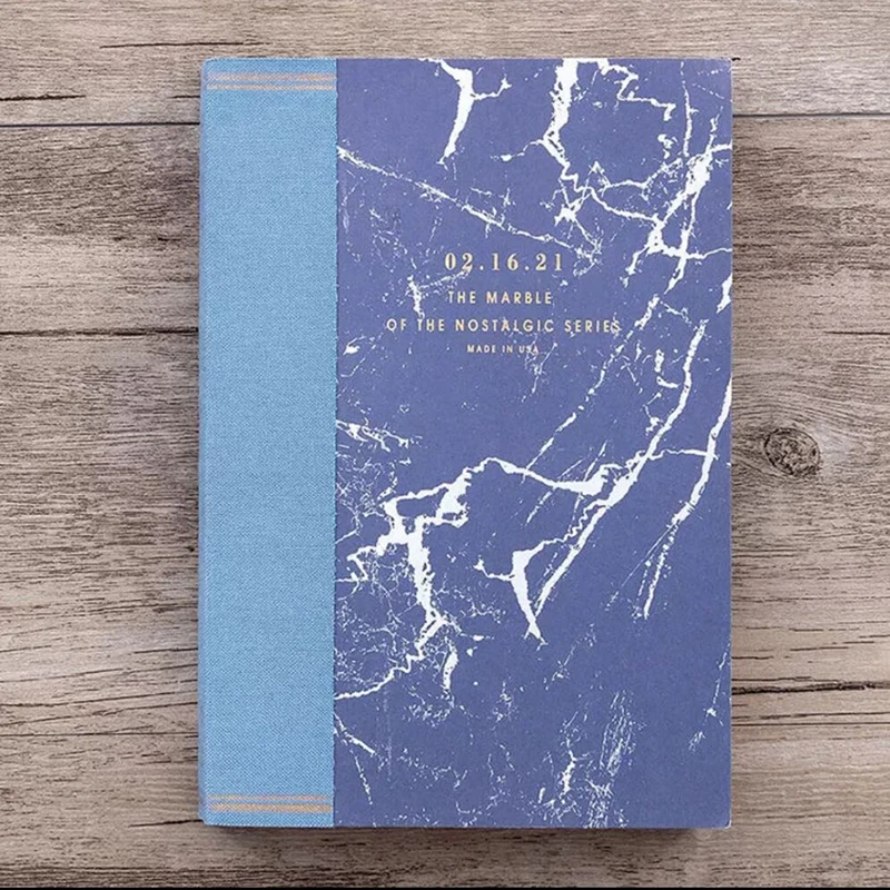 Marble pattern Винтажные Ретро толстые мраморные узоры школьные ученические ремесленные предметы композиции тетради с графом листы канцелярские принадлежности A5 - Цвет: Marble pattern