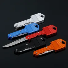 

Direct High Hardness Folding Knife Key Chain Camping Outdoor Portable Survival Car Bag Keychain Key Ring For Men Women Jewelry