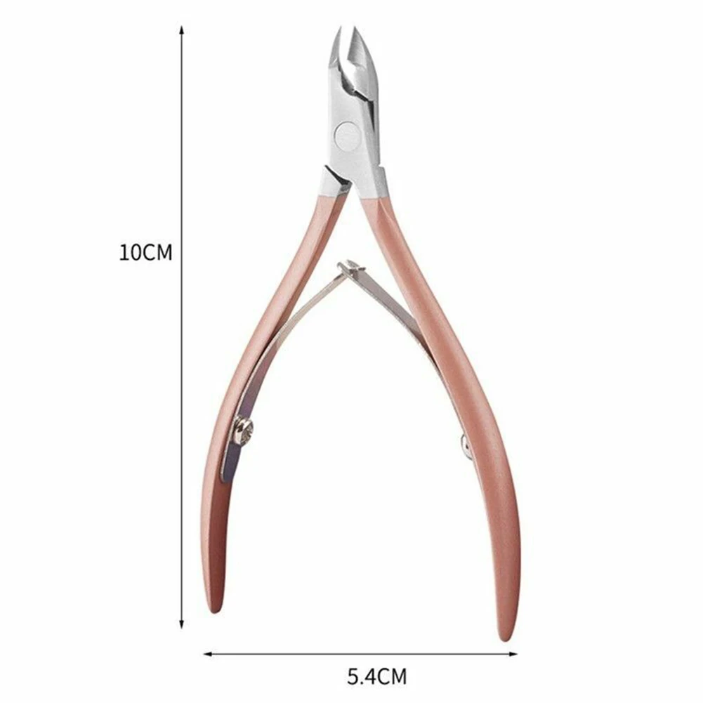 Sharp Stainless Steel Nail Art Clippers Cuticle Dead Skin Scissors Manicure Tool