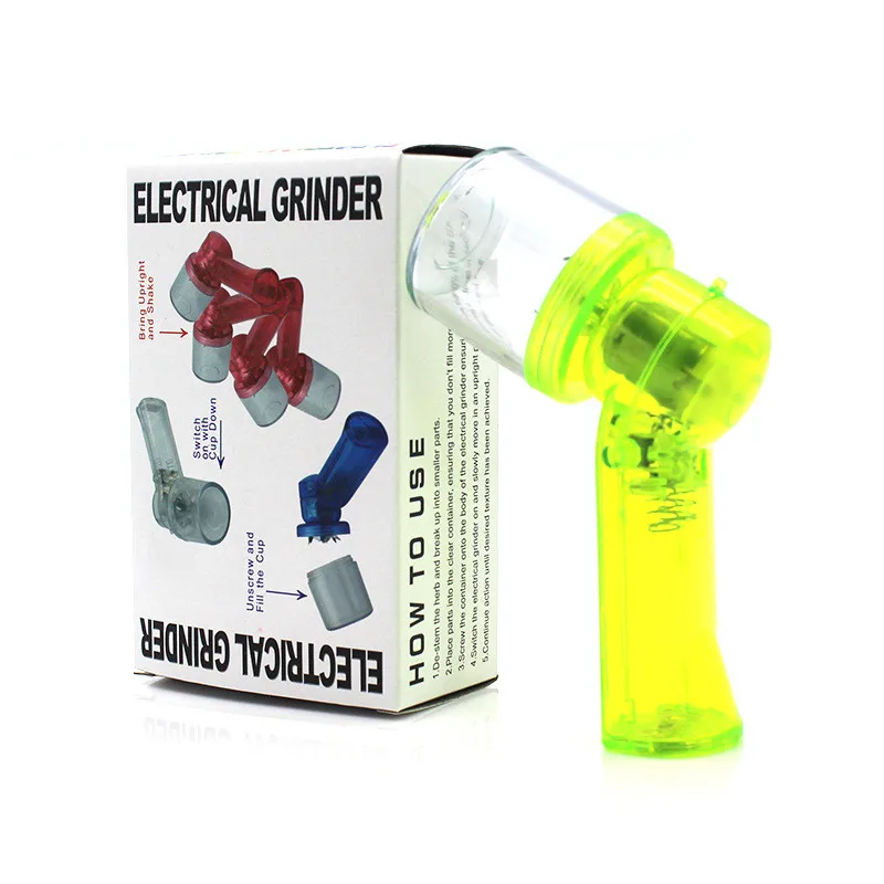 

Electrical Herb Grinder Weed Grinder Tobacco Handheld Chopper Random Color Weed Accessories