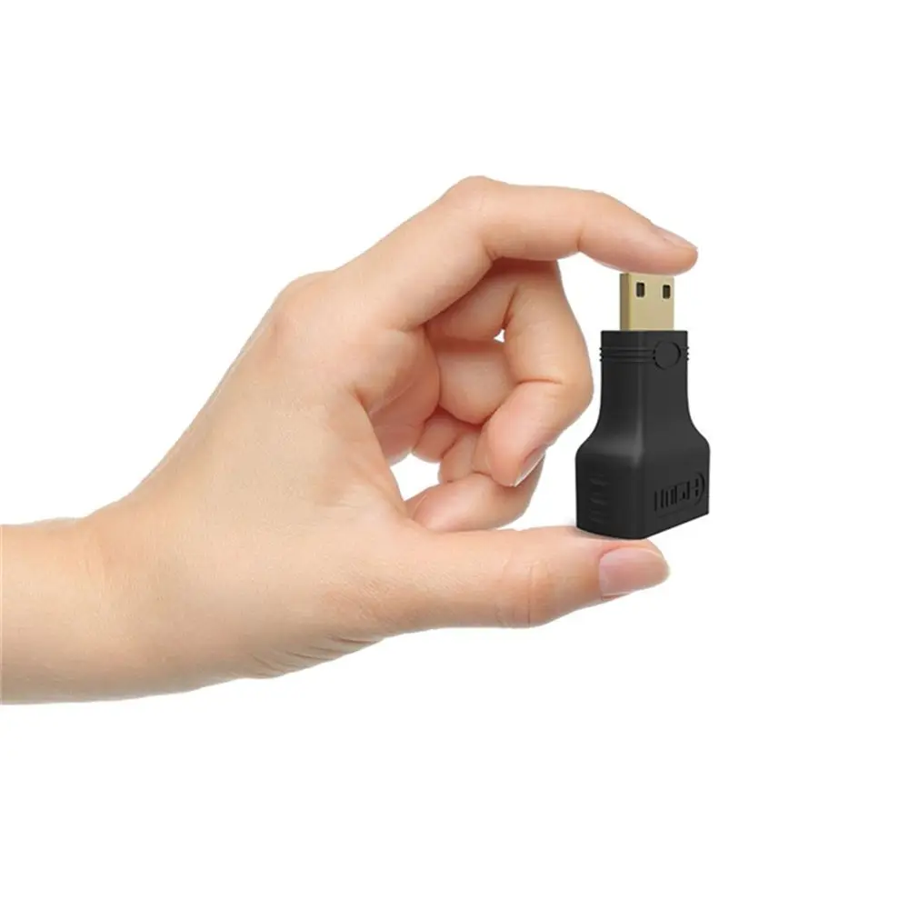 1 шт. Улучшенный позолоченный мини HDMI штекер гнездо адаптер для HDTV 1080p HD камера или