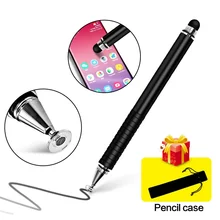 Stylet capacitif 2 en 1 pour dessin, pour Smartphone, tablette, écran Mobile Android universel, métal, stylo tactile