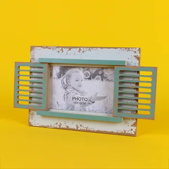 

Modern Design Vintage Wooden Photo Frame Figurines For Home Decoration Accessories Wall Decor Photo Frames Ornament Art Crafts