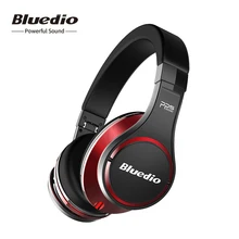 Bluedio U UFO Поколение высококлассных беспроводных Bluetooth версии 5,0 наушники HiFi Накладные наушники с микрофоном 3D стерео звук музыки