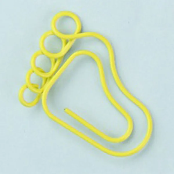 20 PCS Foot Shape Paper Clips Creative Interesting Bookmark Clip Memo Clip Shaped Paper Clips For Office School Home